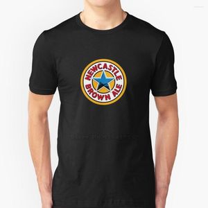 Heren T-shirts Castle Brown Ale Shirt Zomer Mode Casual Katoen Ronde Hals United Beer Geordie