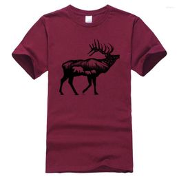 Heren t shirts casual eland shirt funky moederdag zwarte tops tees all katoenen eenvoudige stijl tee Europe grote kleding