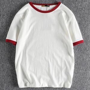 T-shirts pour hommes Casual Fashion Polo pour homme Basic Daily Youth Mans Summer Cotton Top Tees Garçons Vêtements