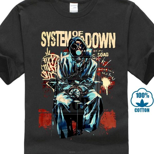 T-shirts pour hommes Chemises décontractées Impression à manches courtes O Neck Mens Fashion Type System Of The Down Soad Mask Nts 248 MenT Shirt ShirtMen's