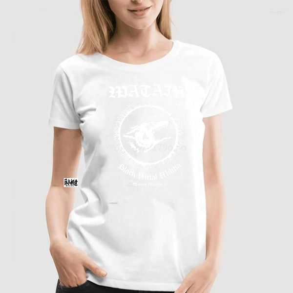 T-shirts pour hommes Chemise à manches courtes décontractée Tee-shirt authentique Watain Black Metal Militia Wolves Worldwide T-shirt S M L Xl 2xl