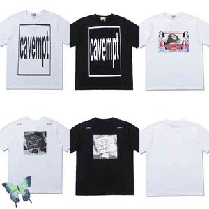 Camisetas de hombre Camiseta CAV EMPT Listo para enviar Stock Unisex Negro Blanco Camiseta Cavempt Ce T220909