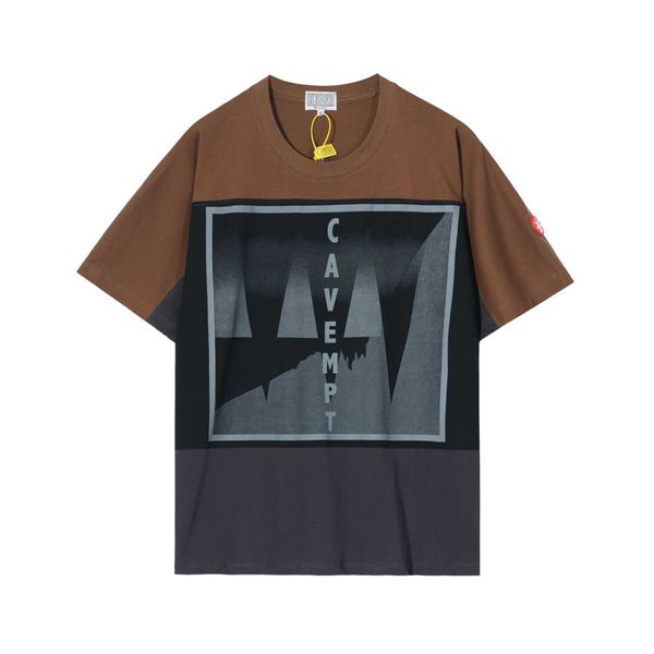 T-shirts pour hommes CAVEMPT CE Homme Femme 11 Extinct Multi Color Patchwork Tshirt CAVEMPT CE Vêtements J230427