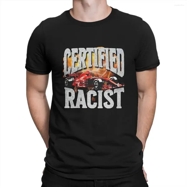 Camisetas para hombre, camisetas divertidas certificadas, camiseta de manga corta con cuello redondo, ropa Idea de regalo de algodón puro