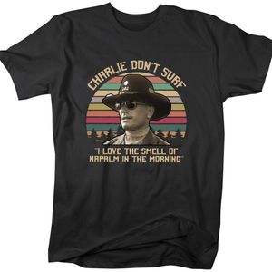 Camisetas Hombre Charlie Don't Surf I Love The Smell Of In Morning Vintage T-ShirtHombre HombreHombreHombre
