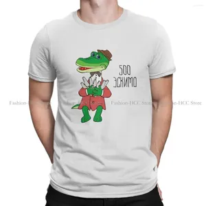 Camisetas para hombre Cheburashka Che Burashka Gena camisetas rusas de dibujos animados 500 paletas de cocodrilo divertidas camisetas distintivas soviéticas para hombre