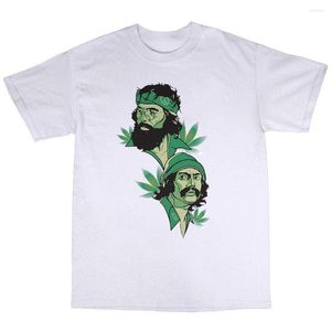 T-shirts pour hommes Cheech Chong Tribute T-Shirt Cotton Up In Smoke Next Movie Print Shirt Mens Short Sleeve Top Tee Anime