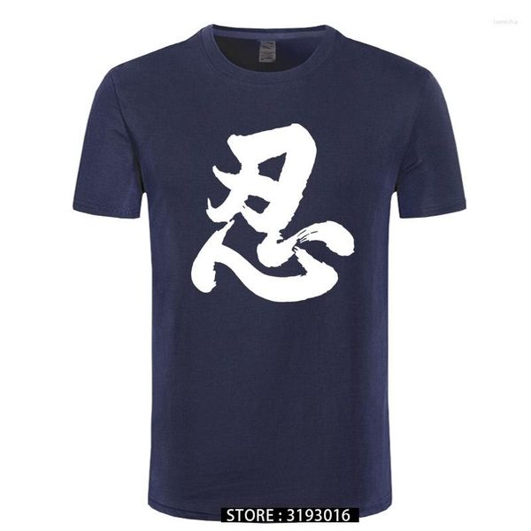 T-shirts pour hommes calligraphie chinoise mot imprimé t-shirt rue hip-hop chemise coton Camisetas Hombre hommes Vaporwave drôle Cool