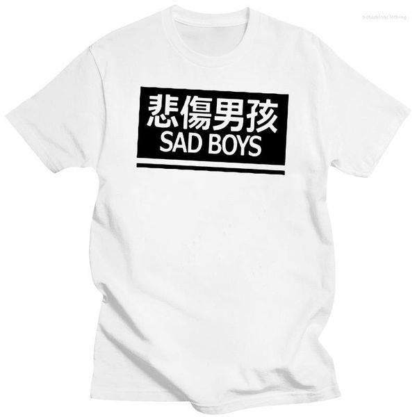 Hommes t-shirts chinois triste garçons lettre coton BeiShangNanHai impression chemise drôle personnalité Pure Homme respirant t-shirt