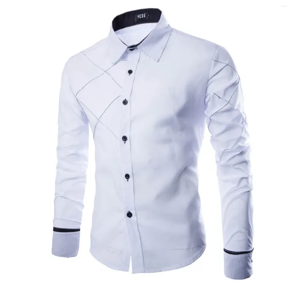 Camisetas para hombres Body de Navidad Mujeres para hombre Camisa de manga larga Diseño Sense Grid Line Casual Color Sólido Fuzzy Interior Slipper