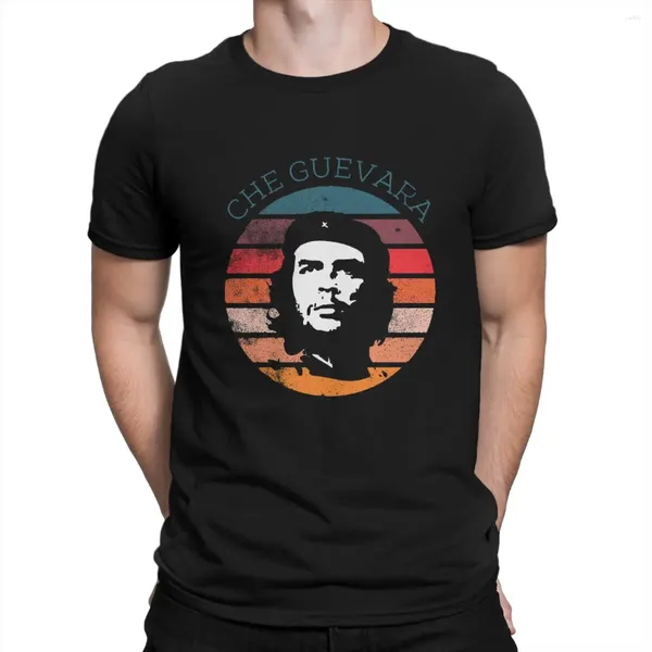 Camisetas para hombres Classic Crazy Cotton Tees Manga corta Che Guevara Collar Ropa Reportación de cumpleaños