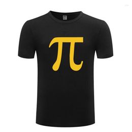 Hommes T-shirts Classique Math Science Pi Lettre Nouveauté Hommes D'été Coton À Manches Courtes T-shirt Casual Mâle Sport T-shirt T-shirt Homme