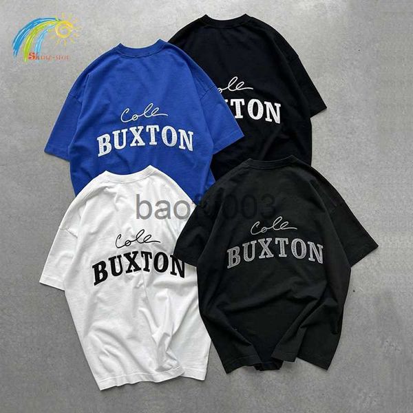 T-shirts pour hommes Patch à slogan classique T-shirt Cole Buxton brodé Hommes Femmes 1 1 Meilleure qualité Bleu royal Marron Noir Blanc CB Tee Top Tag J230807