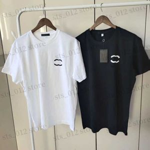 Heren T-shirts Klassiek Klein Geurig Logo Trendy Bedrukte Ronde Hals Top Voor Mannen En Vrouwen Los Modieus Puur Katoen T230531