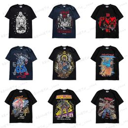 T-shirts pour hommes Classic WL T-shirts Streetwear Anime Casual Vêtements pour hommes surdimensionné imprimé à manches courtes Tops Tees 055-091 T240126