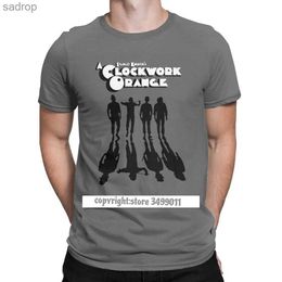 Camisetas para hombres CLACEWORKWORK SHADOH Camiseta Machinery Walking Machinery Kubrick Black Fun Cotitor