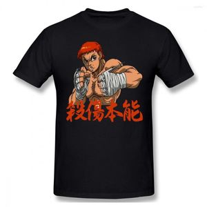 T-shirts pour hommes Vêtements Le dieu du lycée GOH Jin MoRi Yu Mila Han Daewi Anime Red Young Baki Hanma Fashion T-shirt à manches courtes