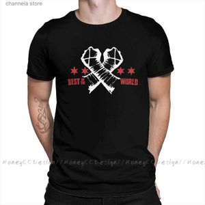 T-shirts voor heren CM Punk Worstelen Combat T-shirt Mannen Topkwaliteit Katoen Korte zomermouwen Beste ter wereld Klassiek casual shirt Los T231204