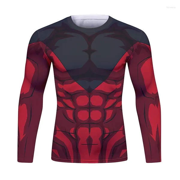 T-shirts pour hommes Cody Lundin Hommes MMA Compression musculaire T-shirts serrés Séchage rapide BJJ Rash Guard Tee Boxer Combat Vêtements de compétition pour