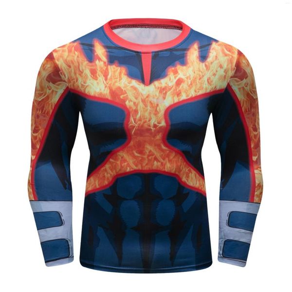 Camisetas para hombre Cody Lundin Diseño novedoso Cool 3D Print Hombres Camisa larga Primavera Otoño Transpirable Sport Rash Guard Boxeo Jujitsu Ropa