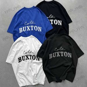 T-shirts pour hommes Cole Buxton Extra Large Simple Coton Imprimé Col Rond High Street T-shirt à manches courtes pour hommes et femmes S-XL T231123