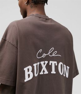 T-shirts pour hommes Cole Buxton autocollant T-shirt à manches courtes brodé hommes femmes T-shirt surdimensionné CB Tees Top Tee gym 230609