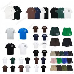 T-shirts masculins Cole Buxton T-shirt Summer Summer Summer Loose Green Grey Blanc Black T-shirt Men Femmes Slogan classique de haute qualité