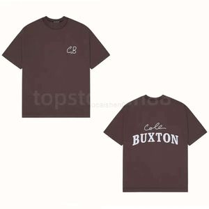 T-shirts pour hommes Cole Buxton Été Printemps Lâche Vert Gris Blanc Noir T-shirt Hommes Femmes Haute Qualité Slogan Classique Imprimer Top Tee avec Tag 5n3tx