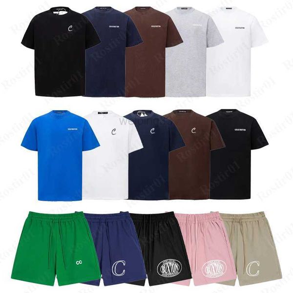 T-shirts masculins Cole Buxton T-shirts short pour hommes shorts femmes Green Grey Blanc Noir