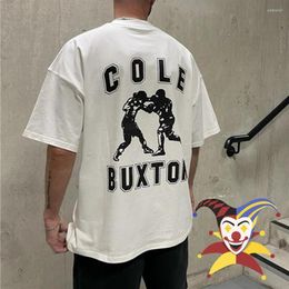Camisetas para hombres Cole T-shirt Hombres Mujeres Camisa de alta calidad Boxeo Lema Imprimir Ropa de manga corta247R