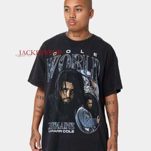 Heren T-shirts Cole World Jermaine Lamarr Vintage T-shirt J. Rapper Jacketstop