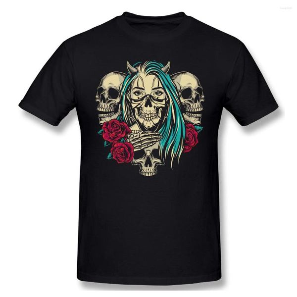 T-shirts pour hommes couleur tatouage cadeau dessin animé graphique Cool T-shirt à manches courtes haut