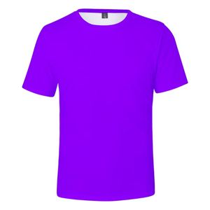 T-shirts T-shirts Kleurrijke Gradiënt T-shirt Mannen Zomer T-shirt Mannen / Vrouwen T-shirt Effen Kleur Ademend 3D Volledige Print Jongen / Meisjes Tee Shirts