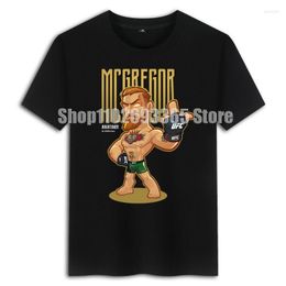 Heren t shirts gevecht mma kleding Connor McGregor tattood t-shirt heren training boksen boksen korte mouw casual street boys cadeau top mannen