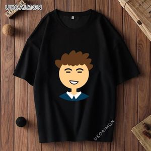 Camisetas para hombre, camisetas divertidas de algodón con personajes de dibujos animados para verano, camisetas con estampado Crazy, camisa ajustada para Fitness de otoño, informal Pure265b