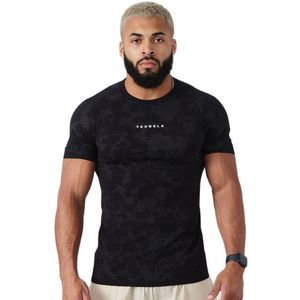 Camisetas para hombres Compresión Camiseta de secado rápido Hombres Gimnasio Fitness Correr Deporte Camisa delgada Camiseta de manga corta Tops Ropa de entrenamiento de culturismo masculino 230923