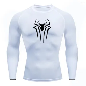 T-shirts pour hommes chemises de compression Long Manches d'entraînement Sports Séchable à sec en tshirt de gardien de fitness serré