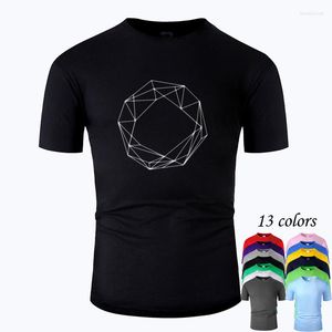 Hommes t-shirts Cool géométrie ligne Art O cou coton chemise hommes et femme unisexe été à manches courtes conçu t-shirt décontracté M02089