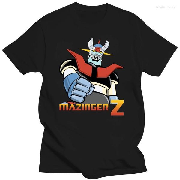 T-shirts pour hommes Cool Mazinger Z Robot Shirt pour homme à manches courtes Anime O-cou Tee