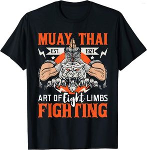 Camisetas para hombre Cool Muay Thai Design Premium Great High Quality Printed T-shirt de manga corta Drop O-Neck Hip Hop Tops Harajuku para hombre