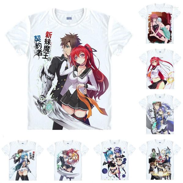 T-shirts pour hommes Coolprint Anime chemise le Testament de soeur diable T-Shirts multi-style manches courtes Mio Naruse Cosplay Hentai