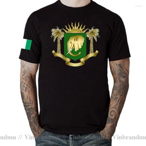 T-shirts pour hommes Côte D'Ivoire Ivoire Hommes Chemise De Mode Nation Équipe Coton T-shirt Vêtements Sport T-shirts CIV Ivoirien Ivoirien