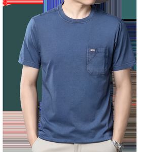 T-shirts masculins coton big poche à manches courtes t-shirt hommes tshirt des vêtements pour hommes t-shirts pour hommes t-shirts