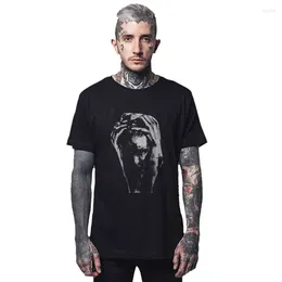 T-shirts pour hommes coton grande taille décontracté peur horreur graphique unisexe T-Shirt nouveauté Design hommes T-Shirt en vrac pour homme Gbtee