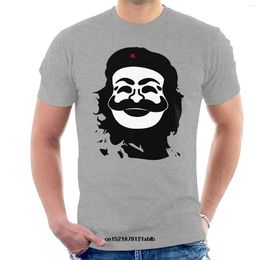 Heren t shirts katoen grappig t-shirt heren shirt robot che guevara nieuwigheid t-shirt vrouwen viva hacking mr