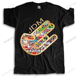 Hommes T-shirts Coton Haute Qualité T-shirt Hommes D'été Lâche Cool Tees Shocker Autocollant Bombe Jdm Sports Car Racing Homme O-cou Tee-shirt