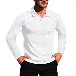 T-shirts pour hommes T-shirt à manches longues en coton