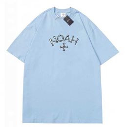 T-shirts pour hommes coton Noah Nyc noyau os croix os croix mode rue marque de mode ample à manches courtes T-shirt