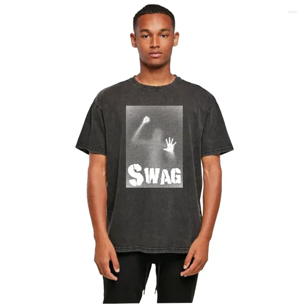 T-shirts pour hommes coton surdimensionné graphique Cool Streetwear unisexe chemise grande taille acide lavé hommes T-Shirt Vintage Bdtee