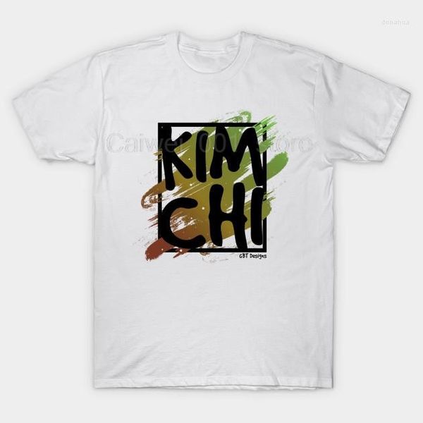 T-shirts pour hommes coton court mode hommes Corée Kimchi Urban Beach Design chemise pour